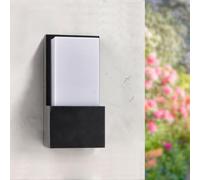 M Ledme - Aplique de Pared Led Fit 10W Para Exterior, Luz Cálida 3000K, Impermeable IP54, Lámpara Moderna para Jardín, Patio y Terraza