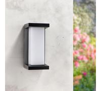 M Ledme - Aplique de Pared Led Metse 10W Para Exterior, Luz Cálida 3000K, Impermeable IP54, Lámpara Moderna para Jardín, Patio y Terraza