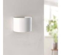 M Ledme - Aplique de Pared Led White Round 12W, IP54, temperatura luz regulable CCT, luz exterior impermeable blanco, ideal para jardín, patio, fachada
