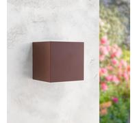 M Ledme - Aplique de pared Rust exterior/interior LED 12W, CCT Regulable de Luz Fría a Cálida, 2700K-6500K, haz de luz ajustable, IP54 Impermeable, ideal iluminación para Exterior