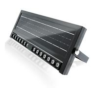 M Ledme - Aplique de Pared Solar Viena, Luz Solar Exterior Jardín, Sensor Crepuscular, Resistente al agua, 450lm, CCT (3000k, 4500k, 6000k), IP54, para Jardin, Garajes, Patio. Fácil de instalar.