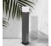 M Ledme - Baliza Exterior Plus Serie Design, Casquillo E27, IP54 Impermeable, acabado negro. Ideal para jardin, terraza, entrada y fachada (Bombilla no incluida)