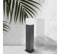 M Ledme - Baliza Exterior Serie Design, Casquillo E27, IP54 Impermeable, acabado negro. Ideal para jardin, terraza, entrada y fachada (Bombilla no incluida)