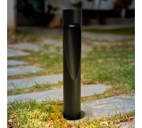 M Ledme - Baliza Led Andru Black 10W, 1000 lumen, Luz regulable de luz calida a fria, Cct, Impermeable IP65, 80 cm, para jardín, Terraza, Entradas y Patios.