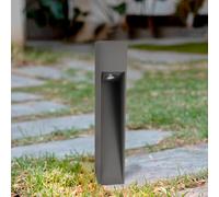 M Ledme - Baliza Led Cora Plus Grey 10W, 1000 lumen, Luz regulable de luz calida a fria, Cct, Impermeable IP65, 80 cm, para jardín, Terraza, Entradas y Patios.