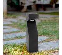 M Ledme- Baliza LED Exterior Bornos Plus Grey 10W IP65, Luz CCT Ajustable, Iluminación Moderna para Jardín, Senderos y Entradas, Resistente al Agua
