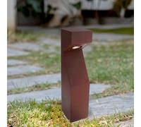 M Ledme - Baliza Led Exterior Teba Rust Brown 10W, 3 Temperaturas de Color (3CCT), IP65, 1000 lm, Instalación en Superficie