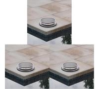 M Ledme - Baliza Led Solar Buy de Suelo Con Pincho, Sensor Crespuscular, Resistente al Agua, Temperatura Cálida, Ideal para Jardínes, LM7304 (Paquete de 3)