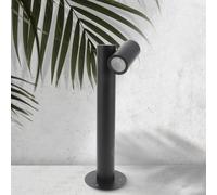 M Ledme - Baliza Urban, casquillo GU10, IP44 Impermeable resistente, acabado negro mate. Adecuado para entradas, caminos, patios (Bombilla no incluida)