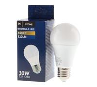 M Ledme - Bombilla Led E27 A60 10W, (Eq. 90W), Luz blanca Neutra (4500k), casquillo E27, 820 Lumen, IP20, Apertura del Haz de Luz 270°, Eficiencia energética y Bajo Consumo. LM7036