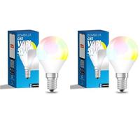 M Ledme - Bombilla LED Inteligente WiFi, sin necesidad de Hub, [Smarthome], Regulable, 6W 600LM 80W equivalente, RGB & 2700K-6500K blanco frío a cálido, compatible con Alexa/Google Home/Siri