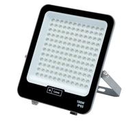 M Ledme - Foco Proyector Led Napoli Plus 100W, 12.000 lumen, IP65 Regulable, Color Luz cálido (3000k), Iluminación exterior, De uso para jardín, patios, parking, hotel, naves etc.