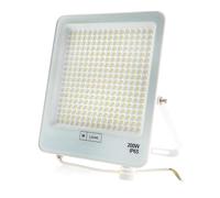 M Ledme - Foco Proyector Led Napoli Plus White 200W, Protección IP65, Regulable de Luz Fría a Luz Cálida 2700K-6500K, Iluminación exterior, De uso para jardín, patios, parking, hotel, naves etc.