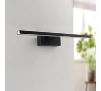 M Ledme - Lámpara de Espejo Baño LED Plex 12W, 60cm, 1200 lumen, Blanco Neutro 4000K, a Prueba de Agua IP44, incluye abrazadera para Espejo y Pared, LM6126