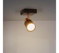 M Ledme - Lámpara de Techo Serie Gold, 1 Foco Gu10, Para Uso en Interiores Secos IP20, No Incluye Bombilla, Aplicable a Baño, Salón, Dormitorio y Cocina