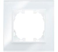 M Ledme Marco de Cristal para 1 Módulo, Blanco