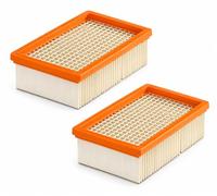 M&M Smartek 2x filtros planos para Kärcher WD4-WD6, ref. 2.863-005.0