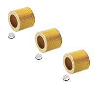 M&M Smartek 3x filtros cartucho para Kärcher WD2-WD3, ref. 6.414-552.0