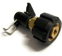 M&M Smartek Adaptador de alta presión para mangueras/convertidor para limpiadores Kärcher, Black & Decker, Nilfisk, Stihl G1/4" o M22 IG (opción C)