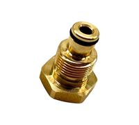 M&M Smartek Adaptador K-Lock TR20 AG a 1/4 pulgadas IG latón - 400 bar y 150 °C - Adaptador de rosca para Kärcher Easy!Lock - Accesorios para limpiador de alta presión - Conexión para fresa cepillo