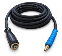 M&M Smartek Manguera alta presión para Kärcher K2-K7 M22/Quick Click | 20 m, 250 bar, funda textil con trenzado metálico, conectores montados