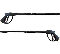 M&M Smartek Pistola de alta presión profesional, hobby, pistola y lanza/tubo variador M22 IG/AG de 2 piezas, apta para lavadora de alta presión Karcher Kränzle Kranzle