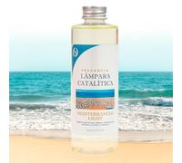 M MAMA MANUELA Fragancia para Lámpara Catalítica Aroma Mediterranean Light (500ml)- Elimina Malos olores e impurezas, perfuma y Limpia. Compatible con Todas Las lámparas catalíticas.