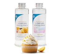 M MAMA MANUELA Pack Ahorro 2X Fragancias Lámpara catalítica 200ml: 1 Aroma Lemon Cake + Limpiador Neutro