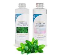 M MAMA MANUELA Pack Ahorro 2X Fragancias Lámpara catalítica 200ml: 1 Aroma Mountain Mint + Limpiador Neutro