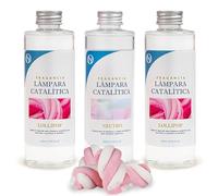 M MAMA MANUELA Pack Ahorro 3X Fragancias Lámpara catalítica 200ml: 2 Aroma Lollipop + Limpiador Neutro