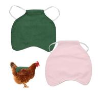 M METERXITY 2-Pack Silla Para Gallinas, 7.87 Pulgada Delantal De Lona Protector Trasero Para Gallinas Para Proteger Plumas Traseras Y Laterales De Aves, Poultry Saver [Mezcla 2 Estilos J]