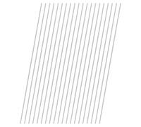 M METERXITY 20 Unidades Varilla Redonda Maciza De Acero Inoxidable 304, 2x300mm Varillas De Eje Macizo Para Manualidades DIY/Modelos De Coches/Helicópteros Aviones [0.08x11.81IN]