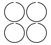 M METERXITY 4-Pack Juego de Anillos de Pistón 58mm x 1.5mm Anillos de Pistón Estándar Anillos de Pistón Sierra Eléctrica Reemplazo para Piezas de Repuesto de Motosierra [Negro]