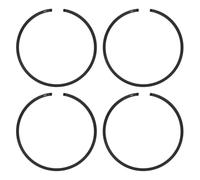 M METERXITY 4-Pack Juego de Aros de Pistón 38mm x 1.2mm Aro de Pistón Estándar Aros de Pistón Sierra Eléctrica Reemplazo para Partes de Repuesto de Motosierra [Negro]