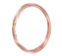 M METERXITY 99.9% Cable de Cobre Suave, Calibre 18 16FT Cable de Cobre Puro para Manualidades/Hacer Joyas/Plantas de Jardín/Abalorios, Alambre de Manualidades [1mm, 5M]