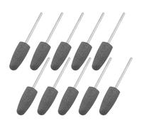 M METERXITY Juego De 10 Ruedas De Pulir De Punta De Silicona, Diámetro De 0.39 Pulgadas (10mm), Kit De Pulido Para Joyería/Tallados De Jade, Herramienta Rotativa 120 Gritos [Negro]