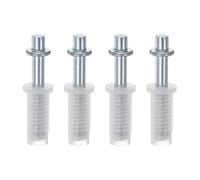 M METERXITY Juego De 4 Piezas De Herrajes Para Puertas Plegables, Kit De Reparación De Pivote Superior Para Puertas Plegables, Piezas De Repuesto Para Armarios Correderos