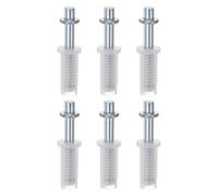 M METERXITY Juego De 6 Piezas De Herrajes Para Puertas Plegables, Kit De Reparación De Pivote Superior Para Puertas Plegables, Piezas De Reparación Para Armarios Y Puertas Correderas