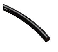 M METERXITY Neumático Tubería - Aire Compresor PU Línea Manguera Aplicar a Agua Fluido Transferencia (4mm ID x 6mm OD, 13.1 Pies Longitud, Negro)