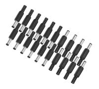 M METERXITY Pack de 20 Conectores Macho DC 5.5x2.1mm Núcleo de Cobre Puro para Laptop/Cámaras de Seguridad CCTV/Iluminación Adaptador DC Enchufe de Soldadura Reemplazo de Energía