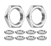 M METERXITY Paquete de 10 tuercas hexagonales de fijación de tubería fundida, rosca hembra G3/4, tuerca de bloqueo hexagonal de acero inoxidable para fontanería fija/sistemas hidráulicos/sistemas de