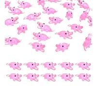 M METERXITY Paquete de 60 mini cocodrilos luminosos de resina, que brillan en la oscuridad, para jardín de hadas, micropaisajismo, casa de muñecas, bonita figura de animal en miniatura para ocultar
