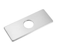 M METERXITY Placa De Grifería, Cubierta De Agujero Cuadrada De 6 Pulgadas De Acero Inoxidable 304 Para Grifo De Baño/Cocina [Plateado Cepillado]