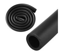 M METERXITY Tubo de Aislamiento de Espuma para Tuberías, 22mm 7/8" ID 32mm OD 1M Largo, Tubo de Espuma Flexible Suave para Soporte de Agarre de Mango/Racks de Techo [Negro]