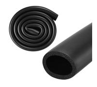 M METERXITY Tubo de Aislamiento de Espuma para Tuberías, 36mm ID 48mm 2" OD 1M Largo, Tubo de Espuma Flexible Suave para Soporte de Agarre de Manija/Portaequipajes de Techo [Negro]