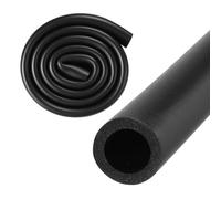 M METERXITY Tubo de Espuma Aislante para Tuberías, 20mm 7/9" ID 30mm OD 1M Largo, Tubo de Espuma Flexible Suave para Soporte de Agarre de Manija/Portaequipajes de Techo [Negro]