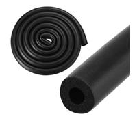 M METERXITY Tubo de Espuma Aislante para Tuberías, 8mm Id, 18mm OD, 2M Largo, Tubería de Espuma Flexible Suave para Soporte de Agarre de Manija/Portaequipajes de Techo [Negro]
