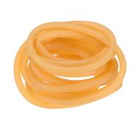 M METERXITY Tubo de Látex Natural, 5/32" [4mm] ID X 5/16" [8mm] OD Longitud de 10 Pies Manguera de Látex para Hogar/Laboratorio/Deportes, Tubos de Banda Altamente Elásticos [Amarillo]