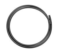 M METERXITY Tubo de Manguera de Línea de Nylon, 0.31" (8mm) DI x 0.39" (10mm) de PA6 Tubo Neumático para Transferencia de Fluidos/Sistema de Frenos de Aire para Remolques [1.5M/5FT, Negro]