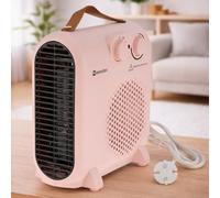 M Mimotec - Calefactor Eléctrico Pink Compact 2000W, Bajo Consumo 1000/2000W, Bajo Ruido <53 dB, Protección Sobrecalentamiento, IP20, para Hogar hasta 20 m²